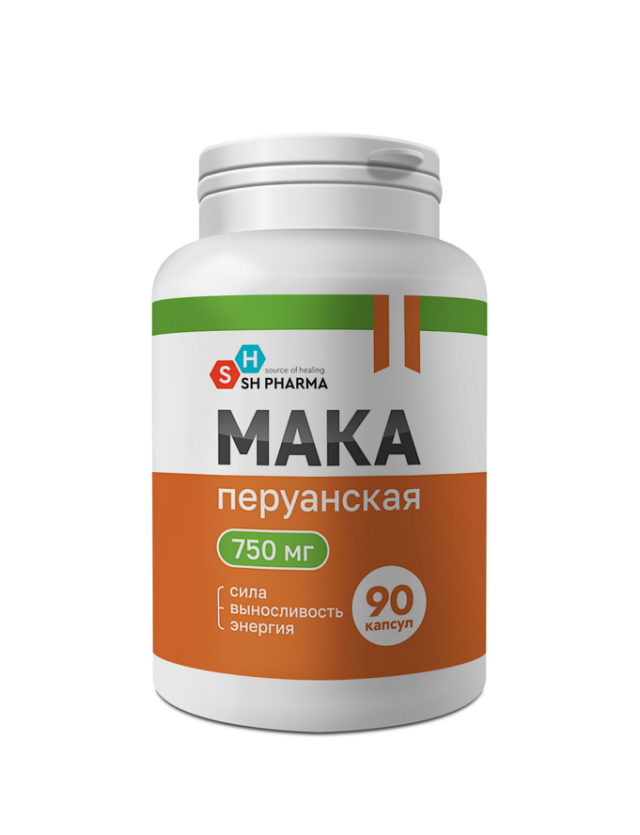 МАКА ПЕРУАНСКАЯ 750 МГ, капсулы 550 мг, 90 шт